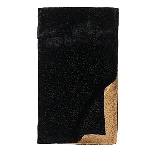 Silk Base Burn-out Velvet Scarf Silk Backing 60