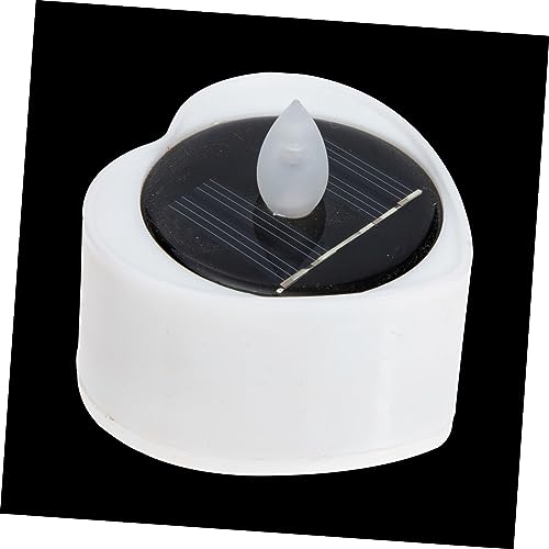 Homoyoyo Lámpara Solar Jardín LED Diseño Vela sin para Exteriores Decoración Patio Terraza