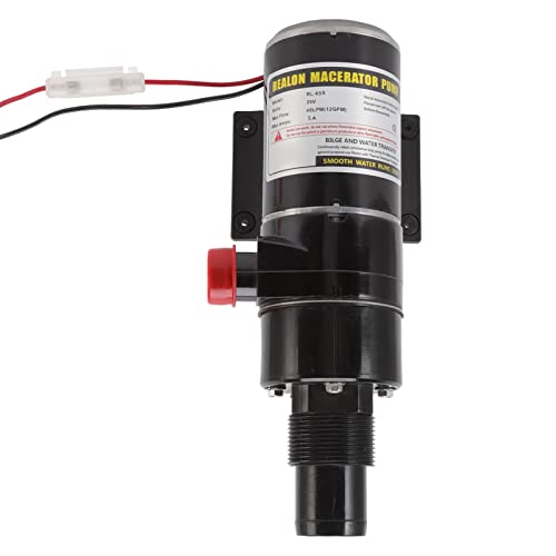 Waste Prevent Clog Multi Efficient Macerator Pump for Toilet RV Yacht Kitchen (24V)