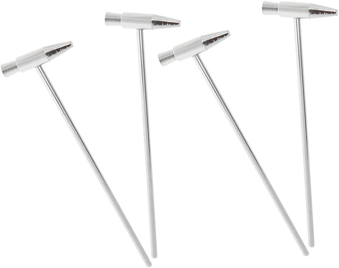 Mini Hammer Tool 4pcs Kalimba Tuning Hammers Sound Maintenance Iron Material Versatile for Watchmaking Jewelry Clock Repair