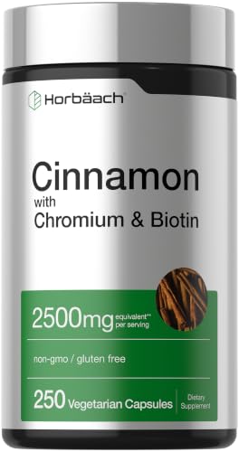Horbach Cinnamon with Chromium & Biotin | 250 Capsules