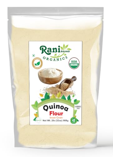 Rani Organic Quinoa Flour (Incan Grain) 32oz (2lbs) 908g ~ All Natural | Vegan | Gluten Friendly |