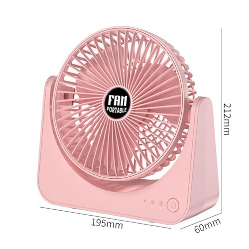 Ventilateur de bureau compact portable puissant refroidissement ajustable