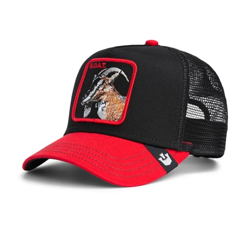 Image of Goorin Bros. Trucker Hat for Men and Women, Black (Undisputed Goat), One Size