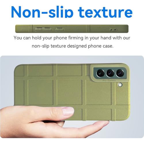 Image of Amazon Basics Shockproof Back Case Cover for Samsung Galaxy S22 Pro 5G | 360 Degree Protection | Slim Protective Case | Anti-Scratch Tough TPU Case for Samsung Galaxy S22 Pro 5G (Green)