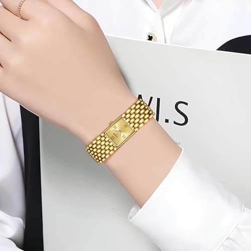Image of LIGE Watches for Women Luxury Ladies Quartz Wrist Watches with Stainless Steel Bracelet,Waterproof.Womens Casual Fashion Small Watch Bracelet