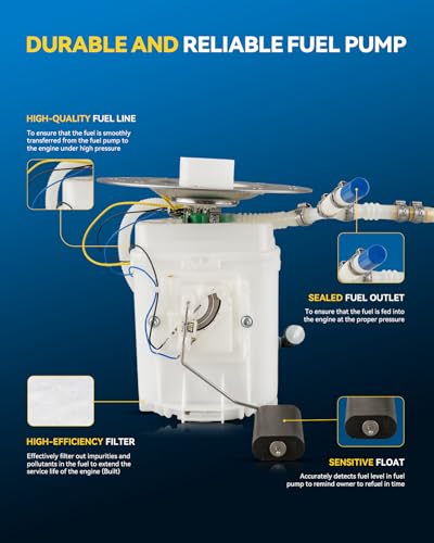 Image of PHILTOP Electric Fuel Pump Assembly FG1906 Fit for Volkswagen Beetle