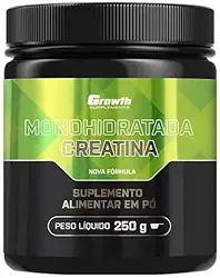 Creatina Monohidratada Growth 250g - 100% Pura, Original