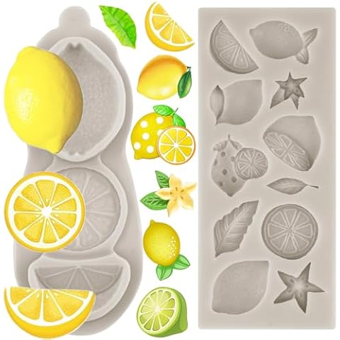 MYPRACS Lemon Silicone Fondant Mould Set Cover
