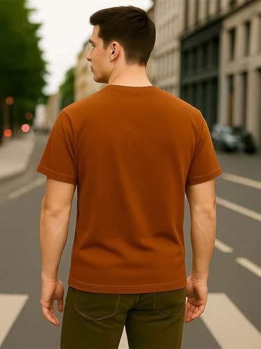 Image of Nobero Men's Regular Graphic Printed T-Shirt for Men | Soft Cotton | Classic Fit | Printed Casual Tshirt for Men