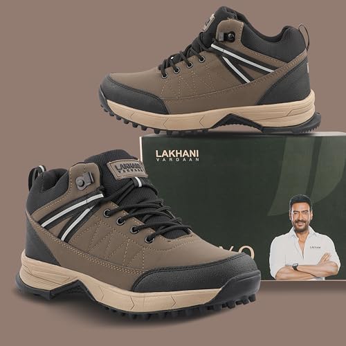 Image of FLYO by Lakhani Vardaan WOODS01 Outdoor Shoes, Sturdy Sole for Tough Terrains, Comfortable Insole, Suitable for Outdoor Activities and Casual Wear