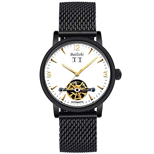 Orologi Da Polso Trend Business Orologio Meccanico Completamente Automatico Tourbillon Impermeabile F