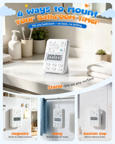 VOCOO Visual Timer for Kids, Digital Countdown Timer, Classroom & Kitchen - image 7