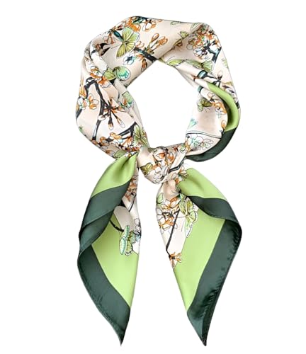 Satin Bandanas Head Scarf For Women Hair Scarves Accessories Lightweight Fashion Silk Wrap Neck Headscarf