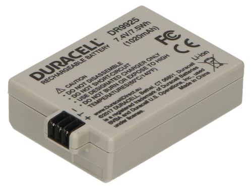 Batería para Canon LP-E5 Duracell DR9925 de repuesto recargable 1020 mAh 5