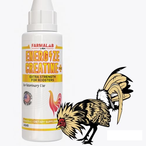 FARMALAB Ener-Gize Energy Booster for Rooster Natural Multivitamin - Liquid 60 MLL