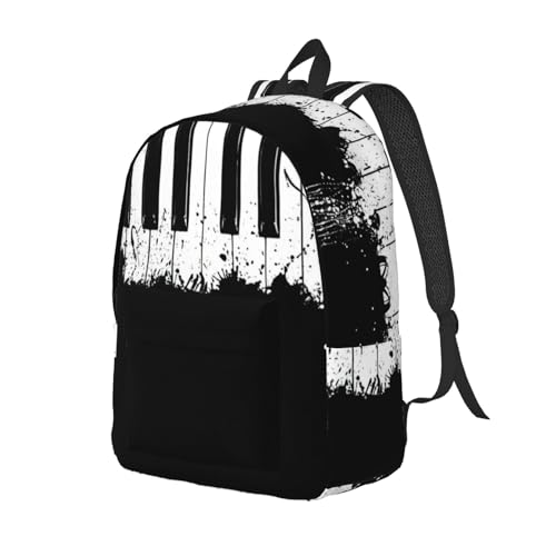 Mochila universitaria para el campus y escapadas de fin de semana con diseño musical 2