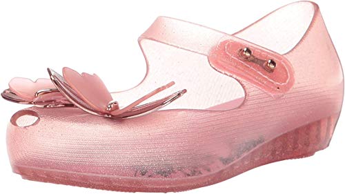 mini melissa Girl's Ultragirl Fly III BB (Toddler/Little Kid) Pink Glitter 7 Toddler