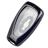 SK CUSTOM Black zinc Alloy Smart Key Case Cover Compatible with Chevrolet 2017-2021 Chevy Malibu Camaro Cruze Traverse Sonic Volt Bolt Equinox 2&3&4&5 Button Keyless Car Remote Accessory