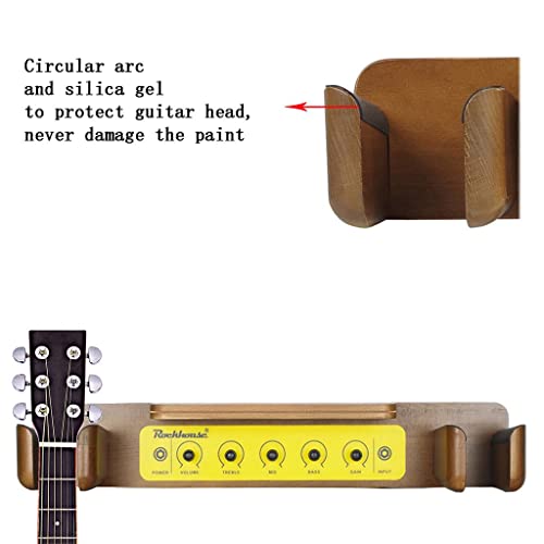 Amagogo 2 houders voor gitaarbeugel, houder voor gitaar, haak voor gitaar, gitaarstandaard voor elektrische gitaar - Image 4