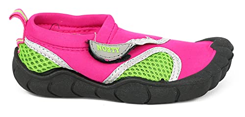 NORTY Footwear Children Unisex Boys and Girls Slip on Aqua Socks Pool Beach Water Shoes with Molded Toes4
