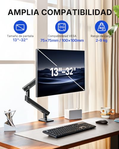 Miniatura 2 de HUANUO Soporte Monitor Escritorio para Pantallas 13-32", hasta 2-9 kg