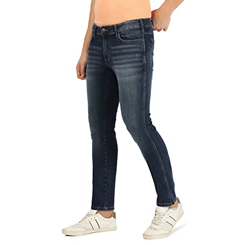 Image of Wrangler Men's Skanders Slim Fit Low-Rise Jeans