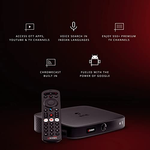 Image of Airtel Xstream Box | Android TV Box | 1 Month Ultimate Tamil SD Pack | Free Installation