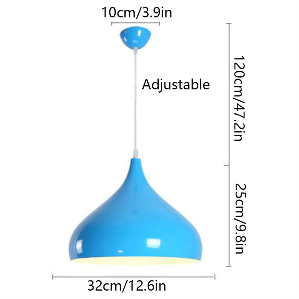 Lámpara Industrial con diseño de macarrón, accesorios de iluminación decorativos para la iluminación de la Isla de la cocina, lámpara colgante para comedor, Elegante farol de Meta