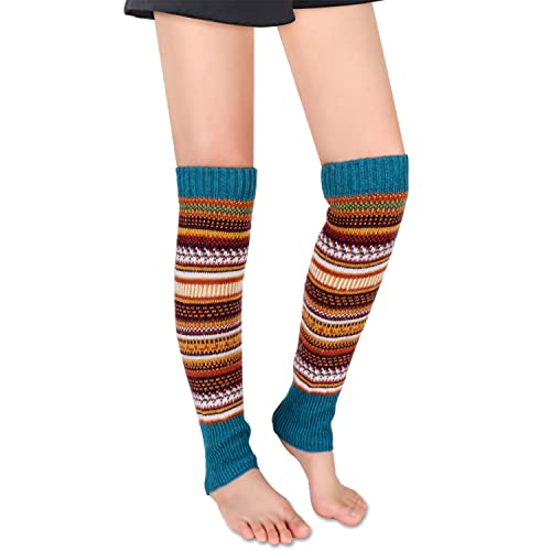Calentador de piernas de lana para mujer - Multicolor - M
