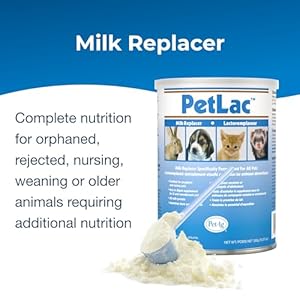 Pet Ag PetLac Pet Powder 105 oz Milk Replacement Powder for All Pets Easy to Digest