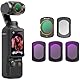 AMAZEAR ND Filter Kit für DJI Osmo Pocket 3 Zubehör (1/4 Black Mist/CPL / ND16 / ND64 / ND256) Reise Vlog Filter Kit für DJI Pocket 3