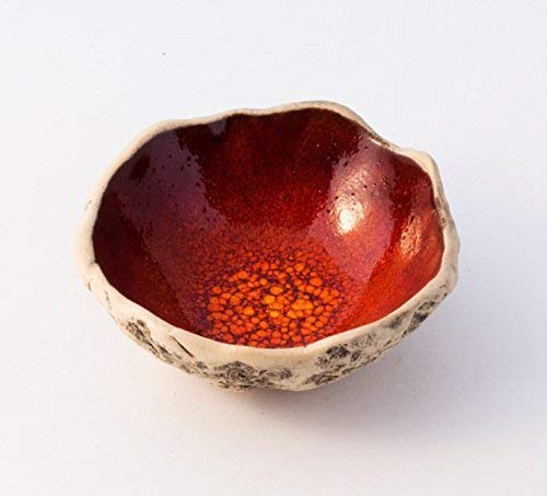 Handmade ceramic bowl Small Pottery stoneware bowl, Ring bowl, Soy sauce bowl, Salt & Pepper bowl, Christmas gift, Birthday gift