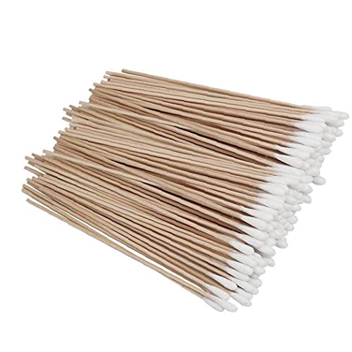 100 Pièces 6 pouces bâtons en bois coton-tige de nettoyage de coton Bâtons bois coton Buds maquillage cosmétiques Applicateur Sticks Fashions Beauté Cover