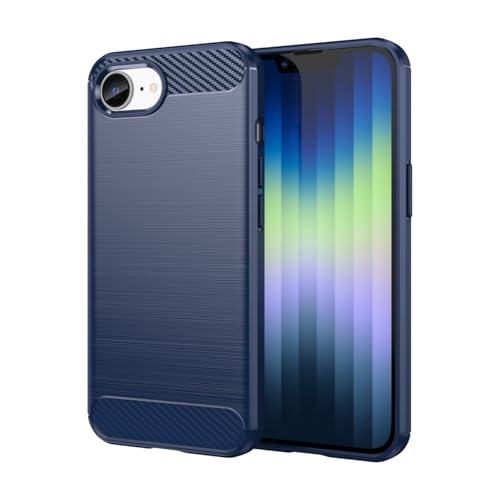Custodia per iPhone SE 4 per ragazze, [ritagli precisi] La custodia per telefono in fibra di carbonio adotta uno speciale design di taglio che si adatta perfettamente al telefono, consentendo di utilizzare ogni pulsante in modo più comodo e ripristinare la velocità di risposta originale del telefono. Il design rialzato dell'obiettivo della fotocamera fornisce una protezione aggiuntiva, evitando graffi all'obiettivo della fotocamera