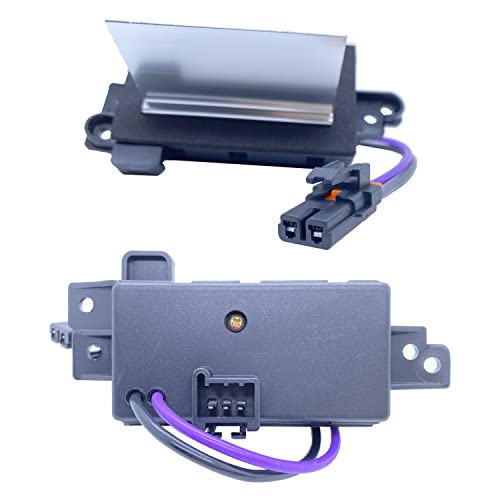 Image of Silverado Blower Motor Resistor Compatible with Chevy Tahoe Silverado Fan Speed Resistor Trailblazer Envoy GMC Blower Motor Resistor Tahoe Yukon Sierra 4P1516 Blower Motor Resistor 1580567 93803636