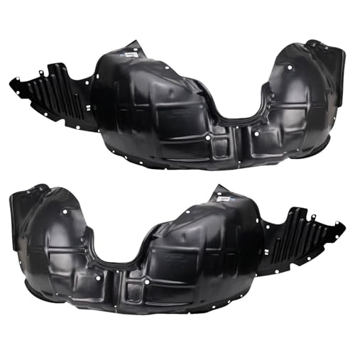 Image of TRQ Front Inner Fender Liner Set Compatible with 2014-2020 Chevrolet Impala GM1248238 GM1249238