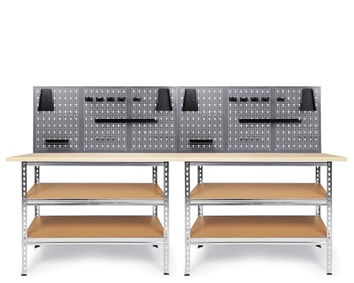 Ondis24 Werkstatt Set Werkstatteinrichtung Uwe 240 cm mit...
