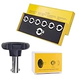 Watch Repair Tool & Kits, Watch Opener Tool 5537 Watch Back Case Opener Closer Remover Watch Battery Replacement Tool Watch Case Back Opener for Watch Watchmaker Repair Tool with 7 Grooved Chucks