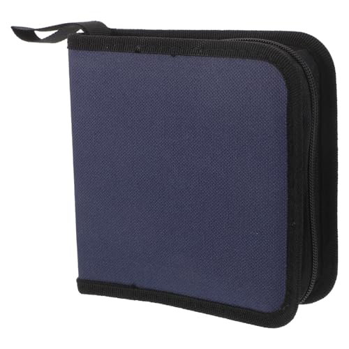 Elevata durata: realizzata con materiali eccellenti, questa custodia resiste all'usura, offrendo una protezione a lungo termine, custodia portatile per cd, borsa portaoggetti per dvd