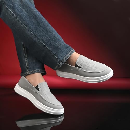Image of Centrino Driver Loafers for Man | Casual Shoes for Men Stylish | Slip-On Lightweight Moccasins | Cushioned Insole | Comfortable Walking Loafer Shoes for Men | Hand-Stitched | Mens Shoes (9571)