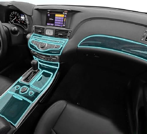 Protection console centrale Infiniti Q70 film PPF TPU haut de gamme