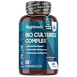 Fermenti Lattici Probiotici Vegani, 77 Miliardi CFU, Probiotici Donna, Uomo, 20 Ceppi Batterici, Fermenti Lattici Adulti, Lactobacillus Gasseri, Lactobacillus Reuteri, 60 Capsule, Prebiotici, Inulina