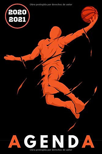 agenda baloncesto 2020-2021: agenda escolar 2020-2021 baloncesto - agenda 2020 2021 semana vista - Septiembre 2020 a Sep 2021 - calendario - planificador semanal a5 - Colegio - secundaria - estudiante