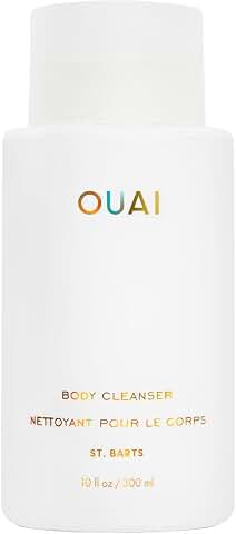OUAI Body Cleanser - Foaming Body Wash - St. Barts (10 Fl Oz) | With Jojoba Oil and Rosehip Oil to Hydrate,...