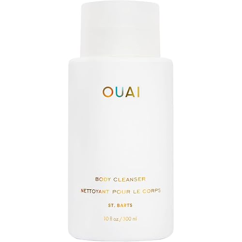 OUAI Body Cleanser, St. Barts - Foaming Body Wash with Jojoba Oil and Rosehip Oil to Hydrate, Nurture, Balance and Soften Skin - Paraben, Phthalate and Sulfate Free Skin Care Products (10 Fl Oz)