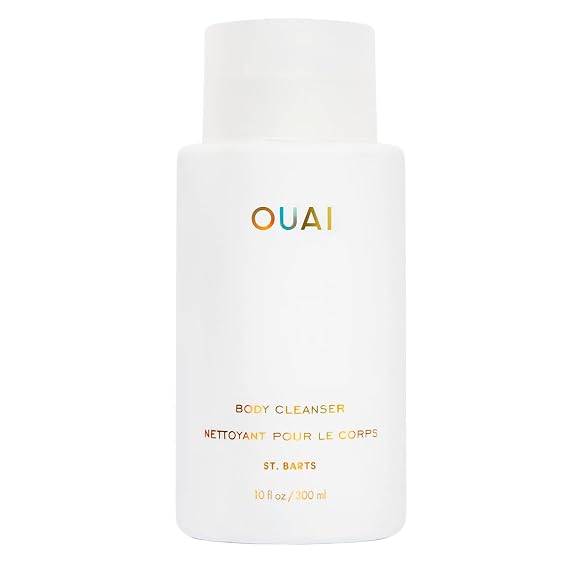 OUAI Body Cleanser, St. Barts - Foaming Body Wash with Jojoba Oil and Rosehip Oil to Hydrate, Nurture, Balance and Soften Skin - Paraben, Phthalate and Sulfate Free Skin Care Products (10 Fl Oz)