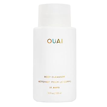 OUAI Body Cleanser, St. Barts - Foaming Body Wash with Jojoba Oil and Rosehip Oil to Hydrate, Nurture, Balance and Soften Skin - Paraben, Phthalate and Sulfate Free Skin Care Products (10 Fl Oz)