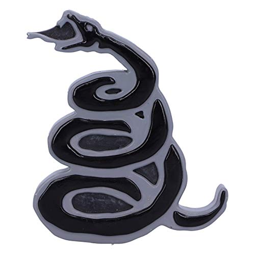 Nemesis Now Producto Oficial de Metallica Black Album Snake Bottle Opener-Imán para Nevera, Negro, 11cm