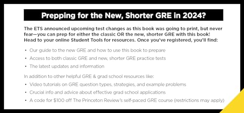 Princeton Review GRE Premium Prep, 2024: 7 Practice Tests + Review & Techniques + Online Tools (2024) (Graduate School Test Preparation) - Image 3